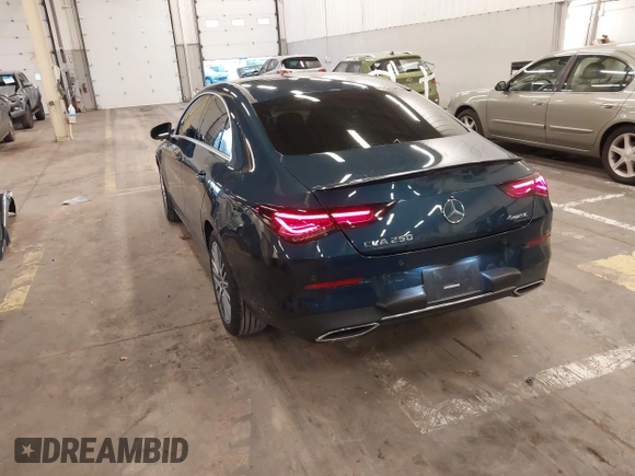 2020 Mercedes-Benz CLA with VIN W1K5J4HB7LN092625, listed as a IAAI auction lot 41193703 with 40,135 mi miles. Bid and sale history available at carsss.com. Image 3.