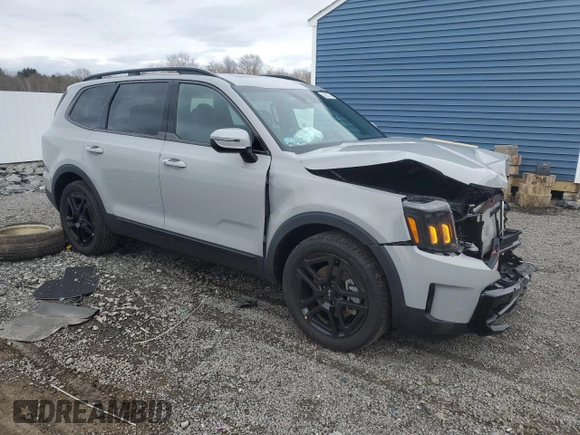 2024 Kia Telluride EX X-Line z VIN 5XYP3DGC9RG564041, wystawiony jako Copart lot #52851745 z przebiegiem 2 878 mil mil oraz Szkoda całkowita • Salvage title. Historia ofert i sprzedaży dostępna na DreamBid. Obrazek 4.