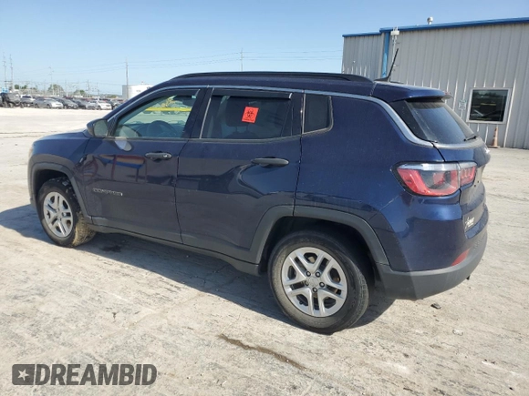 2020 Jeep Compass Sport с VIN 3C4NJCAB8LT169629, выставлен на аукционе Copart как лот 57229625 с пробегом 115 461 миль миль и Списание • Salvage title. История ставок и продаж доступна на DreamBid. Изображение 2.