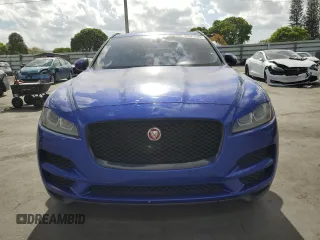 2018 Jaguar F-Pace 25t Premium with VIN SADCJ2FX1JA258666, listed as a Copart auction lot 54525345 with 121,340 mi miles and Clean Title. Bid and sale history available at DreamBid. Image 5.