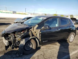 2015 Nissan LEAF SV with VIN 1N4AZ0CP8FC304841, listed as a Copart auction lot 75854863 with 58,077 mi miles. Bid and sale history available at carsss.com. Image 1.