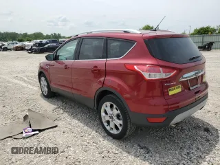 2015 Ford Escape Titanium with VIN 1FMCU0JX5FUC90567, listed as a Copart auction lot 60340775 with 67,287 mi miles and Salvage title. Bid and sale history available at DreamBid. Image 2.