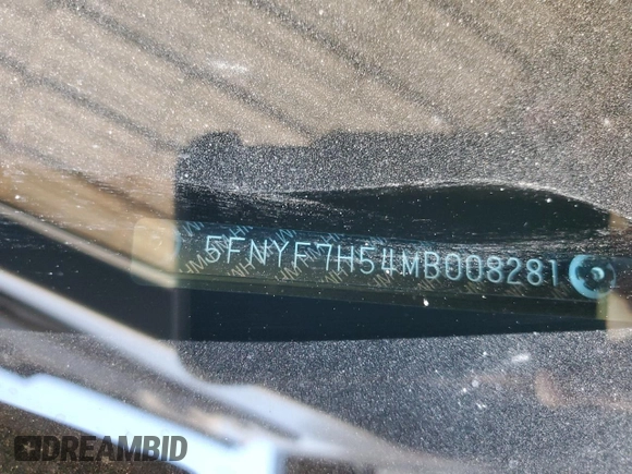 2021 Honda Passport EX-L with VIN 5FNYF7H54MB008281, listed as a Copart auction lot 50746845 with 77,559 mi miles and Salvage Title. Bid and sale history available at DreamBid. Image 15.