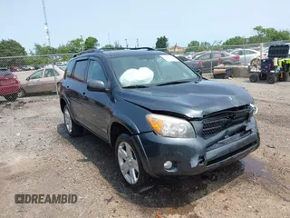 2007 Toyota RAV4 Sport with VIN JTMBD32V775093586, listed as a IAAI auction lot 42385213 with 245,993 mi miles and . Bid and sale history available at DreamBid. Image 1.