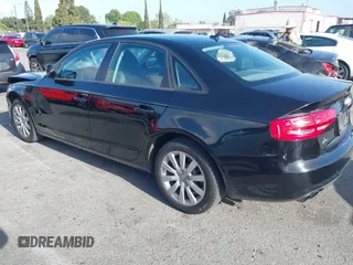 2014 Audi A4 Premium with VIN WAUAFAFL9EA082318, listed as a IAAI auction lot 41957307 with 65,086 mi miles. Bid and sale history available at carsss.com. Image 3.