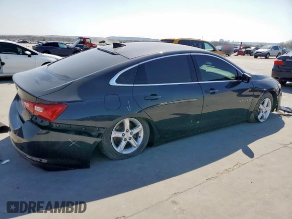 2022 Chevrolet Malibu LS with VIN 1G1ZB5ST8NF192271, listed as a Copart auction lot 48766895 with 37,656 mi miles and Salvage Title. Bid and sale history available at DreamBid. Image 3.