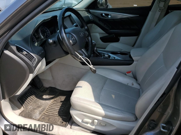 2015 Infiniti Q50 Premium with VIN JN1BV7AR9FM414737, listed as a Copart auction lot 62088065 with 118,668 mi miles and Salvage title. Bid and sale history available at DreamBid. Image 7.