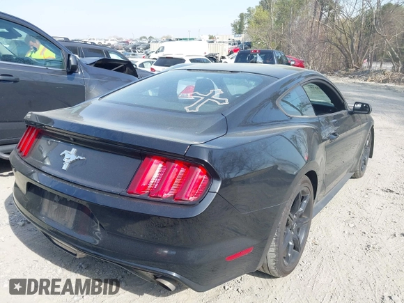 2017 Ford Mustang V6 with VIN 1FA6P8AMXH5342548, listed as a IAAI auction lot 41889214 with 89,960 mi miles and . Bid and sale history available at carsss.com. Image 4.