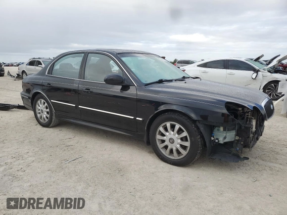 2004 Hyundai Sonata GLS with VIN KMHWF35H84A945380, listed as a Copart auction lot 85162364 with 139,584 mi miles and Salvage Title. Bid and sale history available at carsss.com. Image 4.