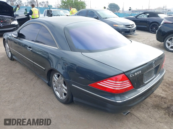 2004 Mercedes-Benz CL with VIN WDBPJ75J64A042127, listed as a IAAI auction lot 42090574 with 108,340 mi miles. Bid and sale history available at carsss.com. Image 3.