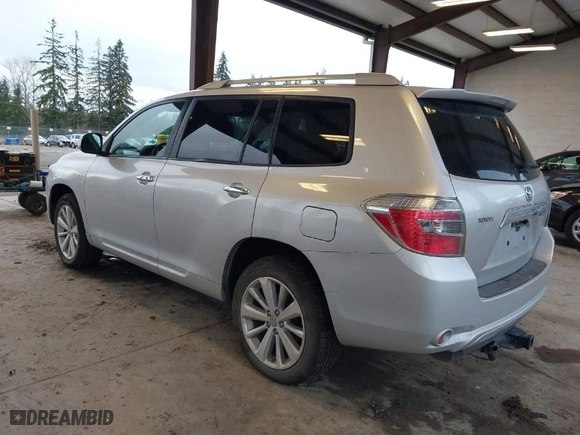 2009 Toyota Highlander Hybrid Limited with VIN JTEEW44A392030847, listed as a IAAI auction lot 41611306 with 137,874 mi miles. Bid and sale history available at carsss.com. Image 3.
