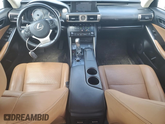 2014 Lexus IS 350 with VIN JTHCE1D25E5004313, listed as a Copart auction lot 63004255 with 133,589 mi miles and Salvage title. Bid and sale history available at DreamBid. Image 8.