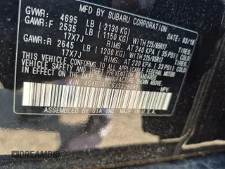 2018 Subaru Outback Premium z VIN 4S4BSAFC6J3328092, wystawiony jako IAAI lot #42566461 z przebiegiem 63 226 mil mil oraz . Historia ofert i sprzedaży dostępna na DreamBid. Obrazek 29.
