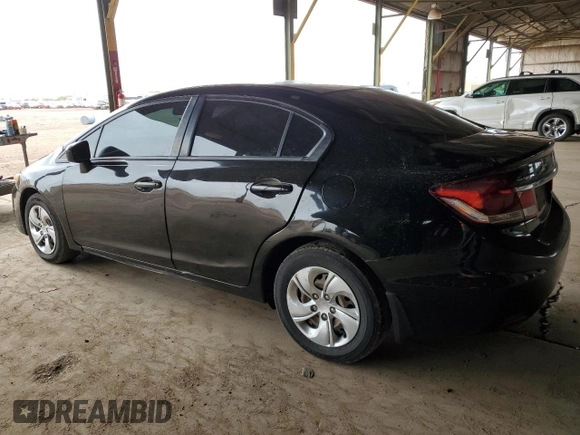 2015 Honda Civic LX with VIN 19XFB2F55FE121352, listed as a Copart auction lot 55704715 with 94,833 mi miles and Clean Title. Bid and sale history available at DreamBid. Image 2.