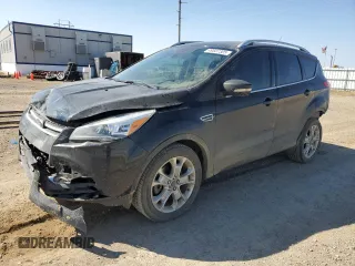 2014 Ford Escape Titanium with VIN 1FMCU9JXXEUC20324, listed as a Copart auction lot 49507305 with 129,090 mi miles and Salvage Title. Bid and sale history available at carsss.com. Image 1.