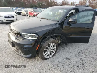 2024 Dodge Durango GT Plus with VIN 1C4RDHDGXRC237656, listed as a Copart auction lot 83590104 with 9,132 mi miles and Clean title. Bid and sale history available at DreamBid. Image 1.