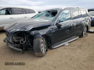 2015 Mercedes-Benz GL-Class GL 350 BlueTEC with VIN 4JGDF2EEXFA607084, listed as a Copart auction lot 43999855 with 0 mi miles and Salvage Title. Bid and sale history available at carsss.com. Image 1.