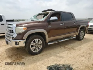 2015 Toyota Tundra Platinum z VIN 5TFAW5F11FX434086, wystawiony jako Copart lot #51345655 z przebiegiem 160 462 mil mil oraz Czysty tytuł • Clean title. Historia ofert i sprzedaży dostępna na DreamBid. Obrazek 1.