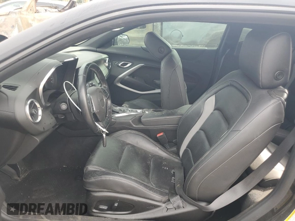 2019 Chevrolet Camaro 2LT with VIN 1G1FD1RS6K0128733, listed as a Copart auction lot 71261834 with 0 mi miles and Salvage Title. Bid and sale history available at carsss.com. Image 7.