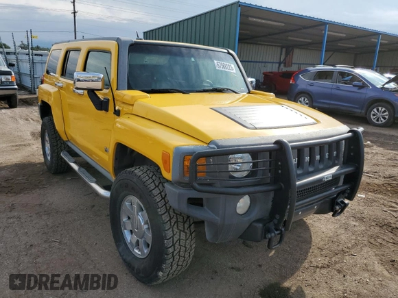 2007 Hummer H3 SUV with VIN 5GTDN13E478172777, listed as a Copart auction lot 41430185 with 88,995 mi miles and Non Repairable. Bid and sale history available at DreamBid. Image 4.