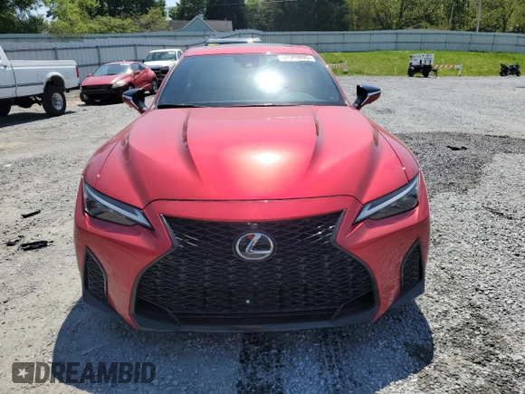 2022 Lexus IS 500 F Sport Performance with VIN JTHAP1D29N5001996, listed as a Copart auction lot 52980095 with 28,452 mi miles and Clean title. Bid and sale history available at DreamBid. Image 5.