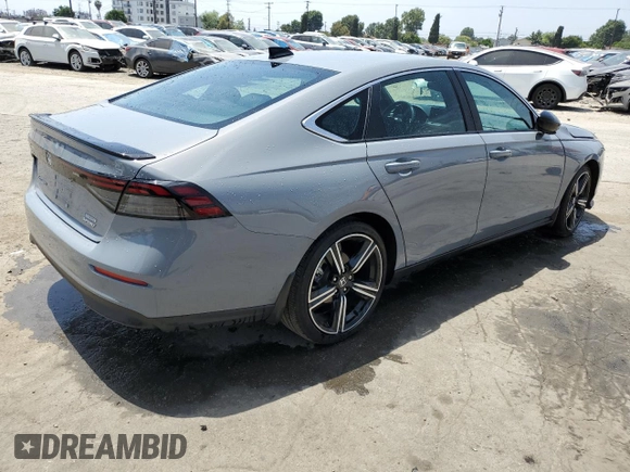 2024 Honda Accord Sport with VIN 1HGCY2F57RA001983, listed as a Copart auction lot 57445715 with 21,382 mi miles and Salvage title. Bid and sale history available at DreamBid. Image 3.