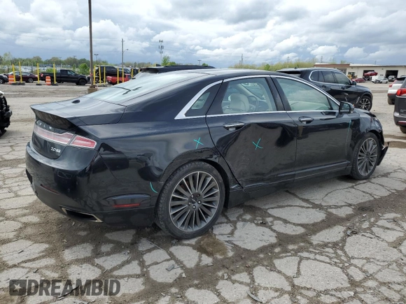 2016 Lincoln MKZ with VIN 3LN6L2J92GR609249, listed as a Copart auction lot 54766105 with 90,983 mi miles and Salvage title. Bid and sale history available at DreamBid. Image 3.