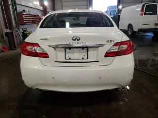 2013 Infiniti M37 with VIN JN1BY1AR0DM604816, listed as a Copart auction lot 85498034 with 126,807 mi miles and Salvage Title. Bid and sale history available at carsss.com. Image 6.