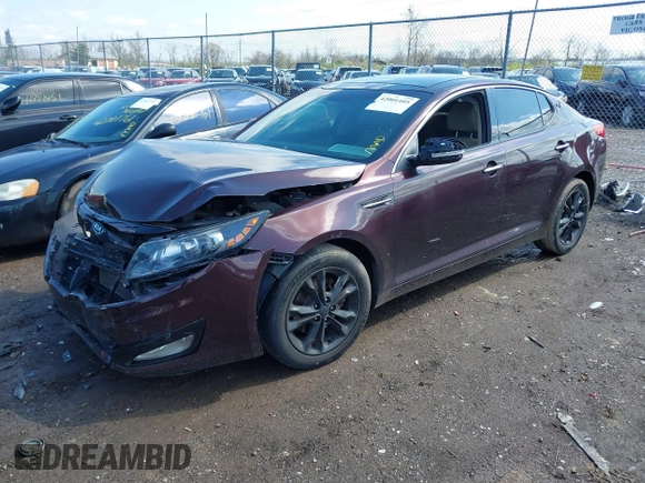 2012 Kia Optima EX with VIN 5XXGN4A71CG011319, listed as a IAAI auction lot 42001405 with 193,567 mi miles. Bid and sale history available at carsss.com. Image 18.