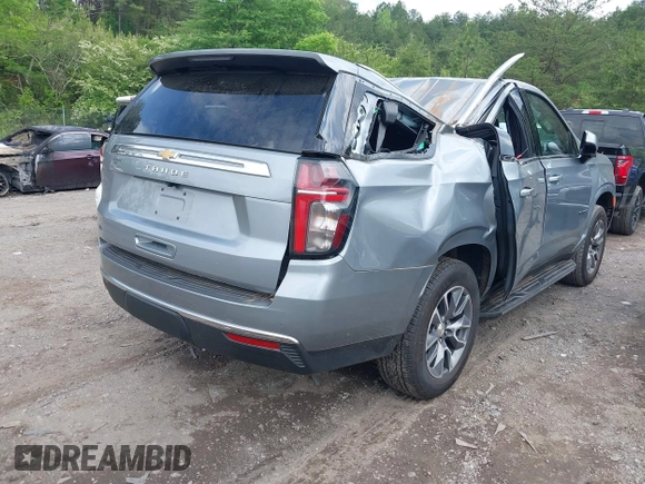 2024 Chevrolet Tahoe LS z VIN 1GNSCMKD1RR300119, wystawiony jako IAAI lot #41996803 z przebiegiem 19 003 mil mil oraz . Historia ofert i sprzedaży dostępna na DreamBid. Obrazek 4.