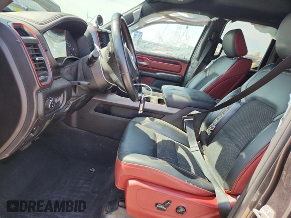 2019 Ram 1500 Rebel z VIN 1C6SRFET7KN875819, wystawiony jako Copart lot #57805775 z przebiegiem 80 521 mil mil oraz Szkoda całkowita • Salvage title. Historia ofert i sprzedaży dostępna na DreamBid. Obrazek 7.
