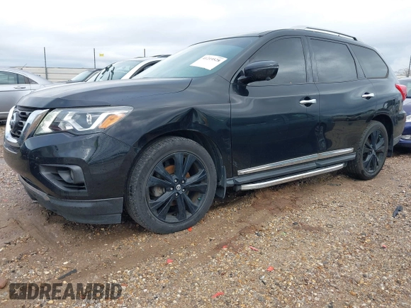 2017 Nissan Pathfinder SL with VIN 5N1DR2MM7HC667864, listed as a IAAI auction lot 41219528 with 127,240 mi miles. Bid and sale history available at carsss.com. Image 17.