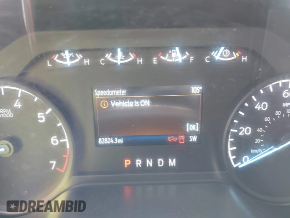 2021 Ford F-150 XL with VIN 1FTEX1EP7MKF05489, listed as a IAAI auction lot 42524599 with 82,824 mi miles and . Bid and sale history available at DreamBid. Image 7.