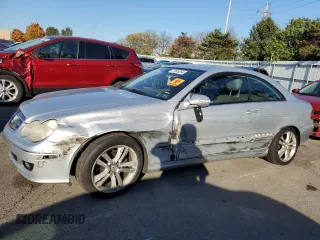 2006 Mercedes-Benz CLK 350 with VIN WDBTJ56J76F197762, listed as a Copart auction lot 77446264 with 153,813 mi miles and Salvage Title. Bid and sale history available at DreamBid. Image 1.