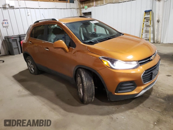 2017 Chevrolet Trax LT z VIN 3GNCJPSB1HL160914, wystawiony jako Copart lot #58673105 z przebiegiem 64 853 mil mil oraz Szkoda całkowita • Salvage title. Historia ofert i sprzedaży dostępna na DreamBid. Obrazek 4.