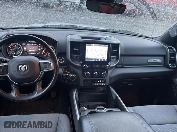 2022 Ram 1500 Lone Star with VIN 1C6SRFFT4NN464963, listed as a Copart auction lot 45775405 with 30,494 mi miles and Non repairable. Bid and sale history available at DreamBid. Image 9.
