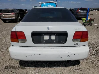 1997 Honda Civic LX with VIN 1HGEJ6672VL028626, listed as a Copart auction lot 44338115 with 120,199 mi miles and Salvage Title. Bid and sale history available at carsss.com. Image 6.