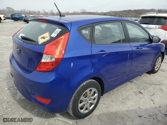 2014 Hyundai Accent GS with VIN KMHCT5AE5EU183029, listed as a Copart auction lot 50048305 with 142,692 mi miles and Salvage Title. Bid and sale history available at carsss.com. Image 3.