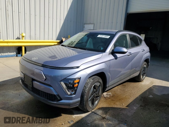 2024 Hyundai Kona SEL with VIN KM8HC3A68RU006550, listed as a Copart auction lot 51911685 with 8,620 mi miles and Salvage Title. Bid and sale history available at DreamBid. Image 1.