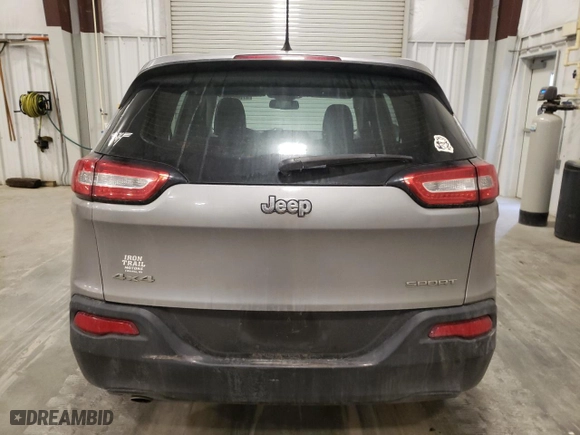 2014 Jeep Cherokee Sport with VIN 1C4PJMABXEW192700, listed as a Copart auction lot 47064285 with 169,855 mi miles and Salvage Title. Bid and sale history available at carsss.com. Image 6.