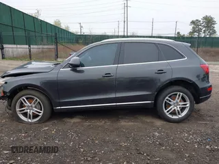 2014 Audi Q5 Premium Plus with VIN WA1LFAFP1EA004978, listed as a IAAI auction lot 42079044 with 108,355 mi miles. Bid and sale history available at carsss.com. Image 14.
