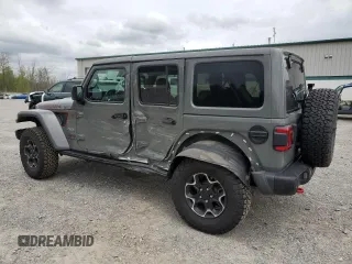 2020 Jeep Wrangler Unlimited Recon with VIN 1C4HJXFN6LW312966, listed as a Copart auction lot 56832145 with 45,875 mi miles and Salvage title. Bid and sale history available at DreamBid. Image 2.