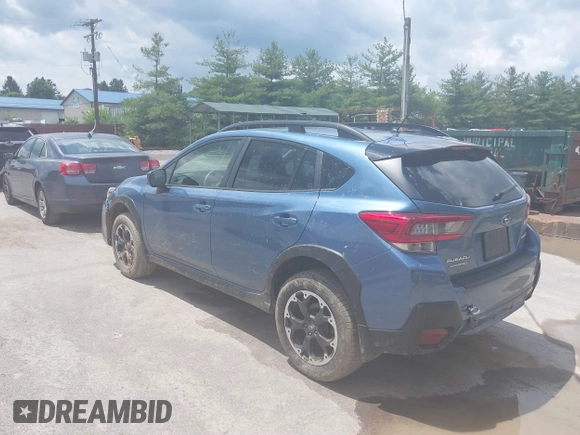 2021 Subaru Crosstrek with VIN JF2GTABC7MH269639, listed as a IAAI auction lot 39495875 with 38,760 mi miles and . Bid and sale history available at DreamBid. Image 3.