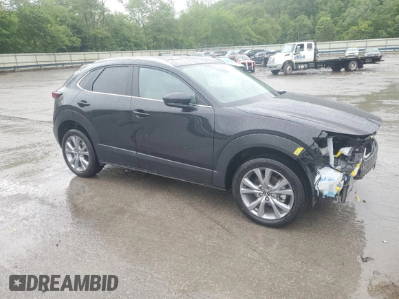 2024 Mazda CX-30 S Preferred with VIN 3MVDMBCM3RM665144, listed as a Copart auction lot 57988065 with 9,458 mi miles and Salvage title. Bid and sale history available at DreamBid. Image 4.