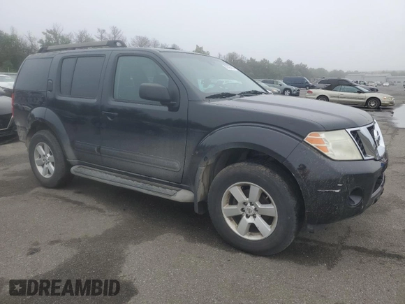 2010 Nissan Pathfinder SE with VIN 5N1AR1NB2AC614263, listed as a Copart auction lot 60896495 with 160,252 mi miles and Salvage title. Bid and sale history available at DreamBid. Image 4.