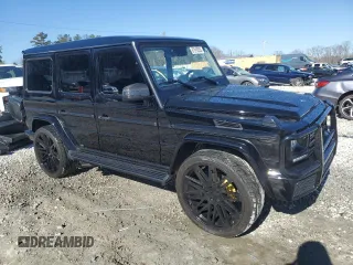 2017 Mercedes-Benz G-Class G 550 with VIN WDCYC3KF1HX270025, listed as a Copart auction lot 87915535 with 75,960 mi miles and Salvage Title. Bid and sale history available at carsss.com. Image 4.
