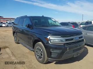 2024 Ford Expedition Max XLT with VIN 1FMJK1J8XREA43510, listed as a IAAI auction lot 41651655 with 28,356 mi miles and . Bid and sale history available at DreamBid. Image 1.