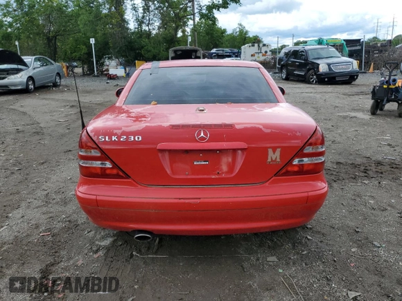 2003 Mercedes-Benz SLK 230 Kompressor z VIN WDBKK49F93F277828, wystawiony jako Copart lot #58344925 z przebiegiem Nie podano mil oraz Czysty tytuł • Clean title. Historia ofert i sprzedaży dostępna na DreamBid. Obrazek 6.