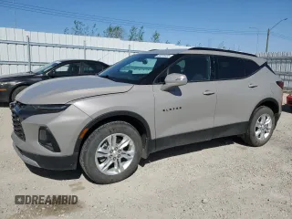 2021 Chevrolet Blazer LT z VIN 3GNKBHRS4MS582244, wystawiony jako Copart lot #55816405 z przebiegiem 91 630 mil mil oraz Czysty tytuł • Clean title. Historia ofert i sprzedaży dostępna na DreamBid. Obrazek 1.