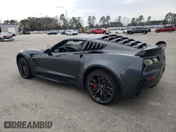 2018 Chevrolet Corvette Z06 1LZ with VIN 1G1YP2D62J5601593, listed as a Copart auction lot 44534414 with 0 mi miles. Bid and sale history available at carsss.com. Image 2.